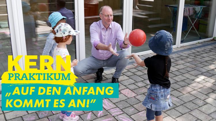 Auf den Anfang kommt es an! Dr. Timm Kern beim Kern-Praktikum in Freudenstädter KiTa