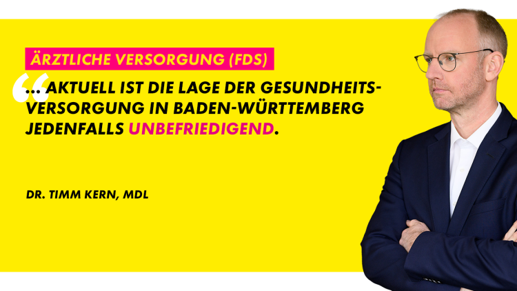 Lage der Gesundheitsversorgung in Baden-Württemberg ist unbefriedigend