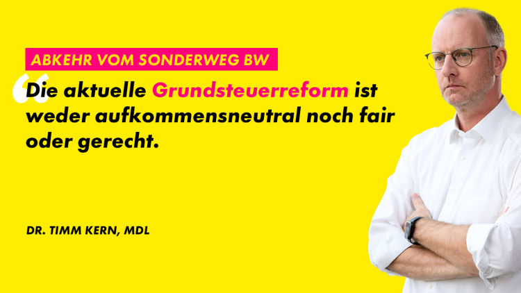 Grundsteuerreform 2025 - Dr. Timm Kern MdL